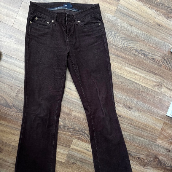 womens tommy hilfiger boot cut corduroy pants brown size 4 - Picture 1 of 3